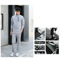 men's women's sport running 2-piece tracksuit with sweatshirt sweatpant for men women